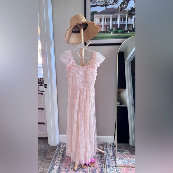 DOEN PAMELINA DRESS IN PETUNIA PINK LACE, size S, brand new, never worn. - Picture 4 of 15